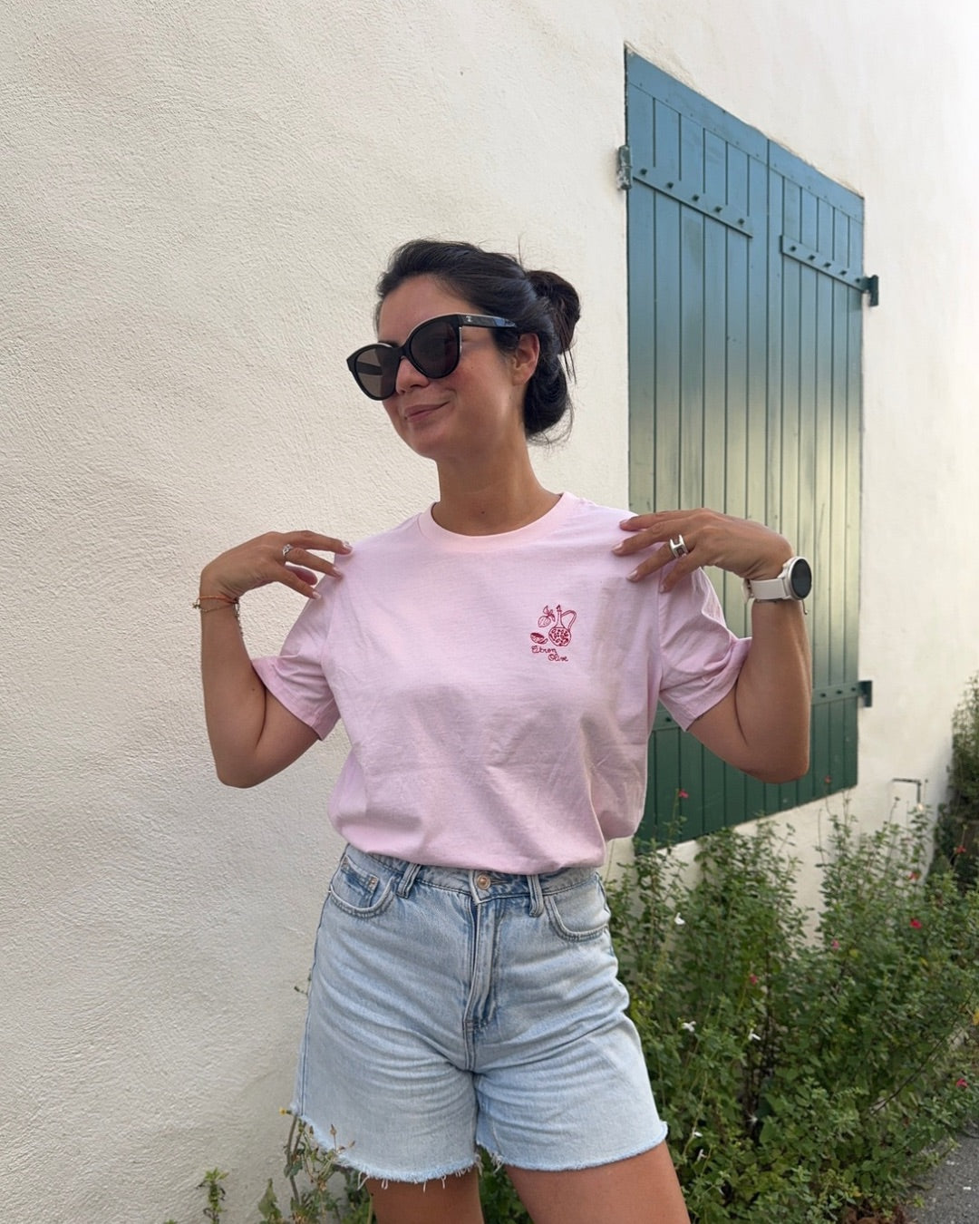 Top Olive - 100% coton