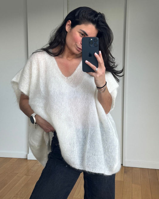 Pull bulle Rem - Blanc
