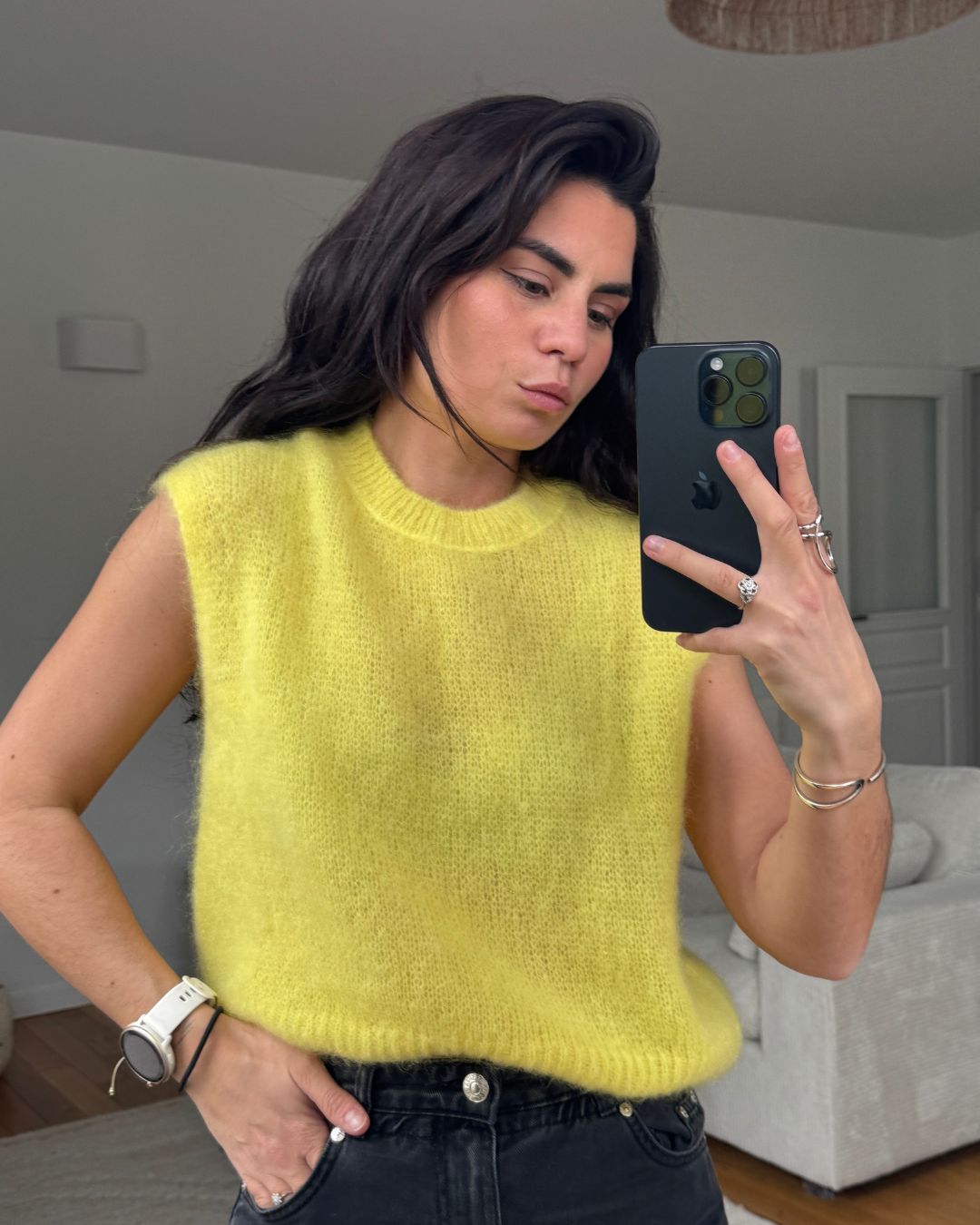 Pull Mio - Jaune