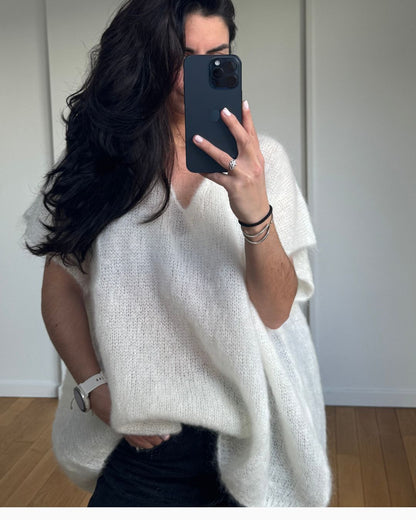 Pull bulle Rem - Blanc